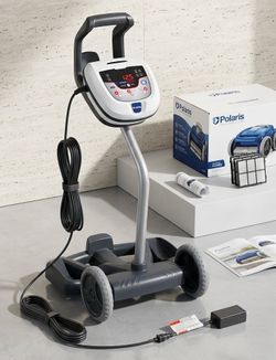 Polaris robotic unit, heavy-duty power control console station, charging/hookup cables