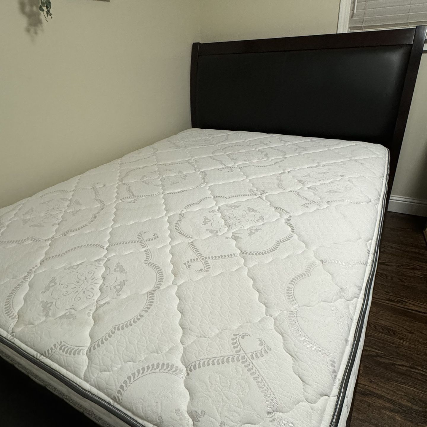 Queen Bed With Storage + Matress