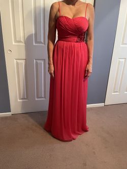 Dark Pink Gown - Size 4 - Beautiful!