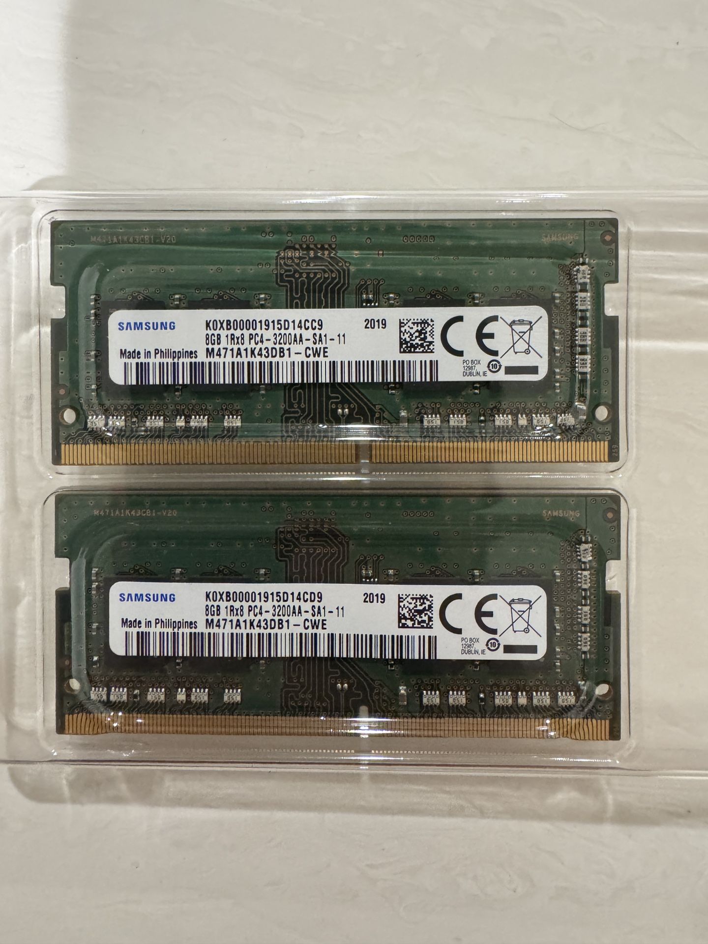 16gb DDR4 Laptop Ram (2x8gb)