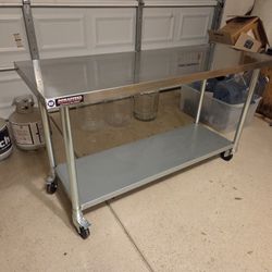 Stainless Steel Workstation / Counter 60" x 24"