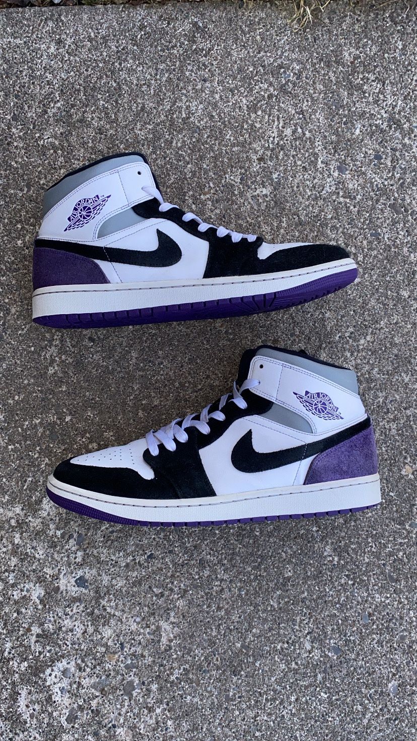 Jordan 1 Mid Se Purple