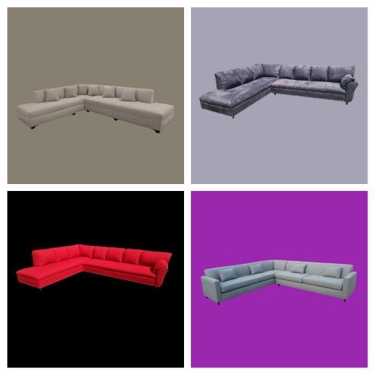Brand SECTIONAL SOFA COUCHES CHAISE LOVESEAT
