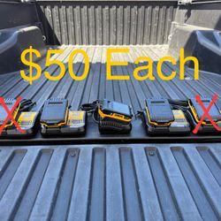 DEWALT 20V MAX Lithium-Ion 2.0Ah Battery with 12V to 20V MAX Charger *3 Available, $50 Each**