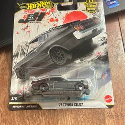 Hot Wheels premium 1/64 scale Japan Historics 5 1977 Toyota Celica