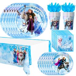 161Pcs Frozen Party Supplies 