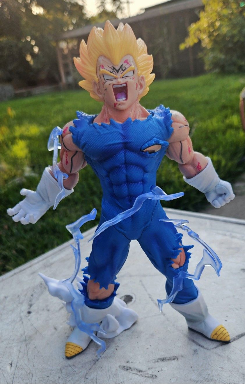 Dragon Ball Z Vegeta Figurine PVC toy 10" Stewart&Nellis Pick Up