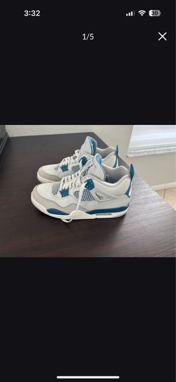 Air Jordan 4 Retro Military Blue 2024 Size 9.5 With Proof it’s Real