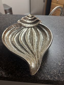Silver Shell Dish