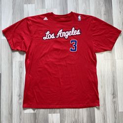 Los Angeles Clippers Chris Paul Adidas Jersey T-shirt. Size 2XL. Good Condition, See All Pics  