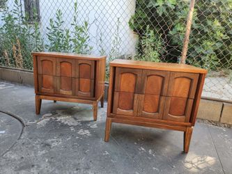 Authentic Mid Century Pair of Nightstands By “Dixie”