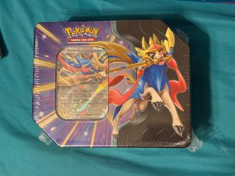 Pokemon TCG Zacian EX Slashing Legends Tin New Sealed