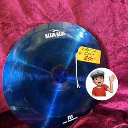 🔥 New Blue China Cymbal 18” Drum Set Drums