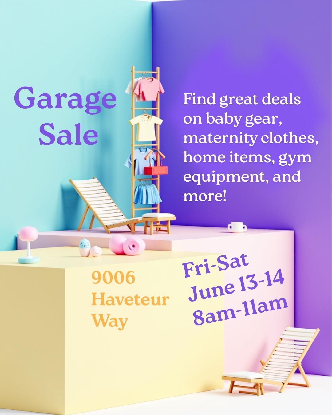 Garage/Moving Sale June 13-14