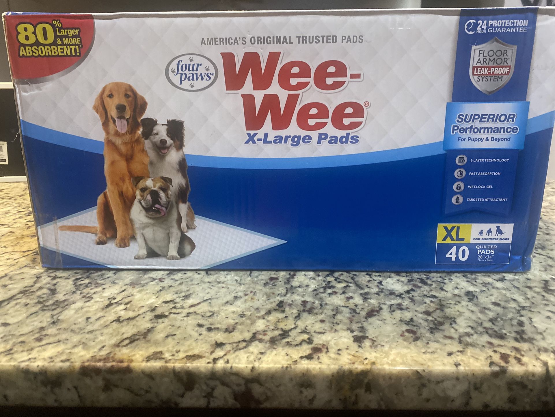 Wee-Wee Superior Performance Dog Pee Pads