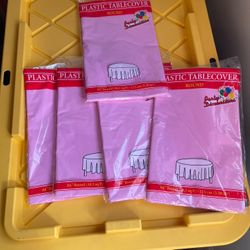 Plastic Round Table Covers $2