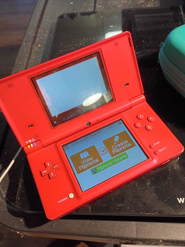 NINTENDO DSi MATTE RED LIMITED EDITION