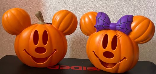 Mickey and Minnie Mouse Halloween Blow Molds
