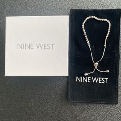 Nine West Infinity Cubic Zirconia Women’s Bracelet Brand New/Box