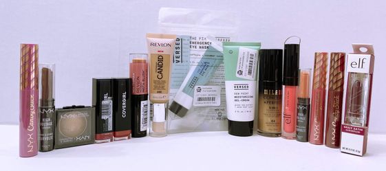 Makeup 15 units of different products and brands, NYX, Elf, Covergirl, Milani, Revlon and more. perfect for personal use, resale and gift. # 209
