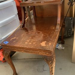 Antique End Table 