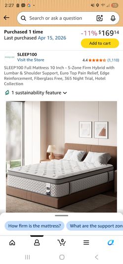 10 inch full size mattress