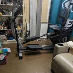 ProForm recumbent seated elliptical machine