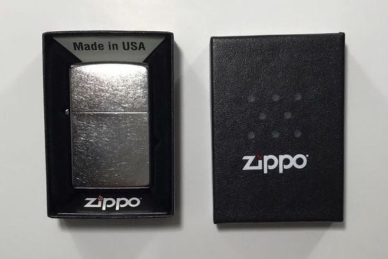 REDUCED!! Brand New Zippo Lighter, Regular Street Chrome #207