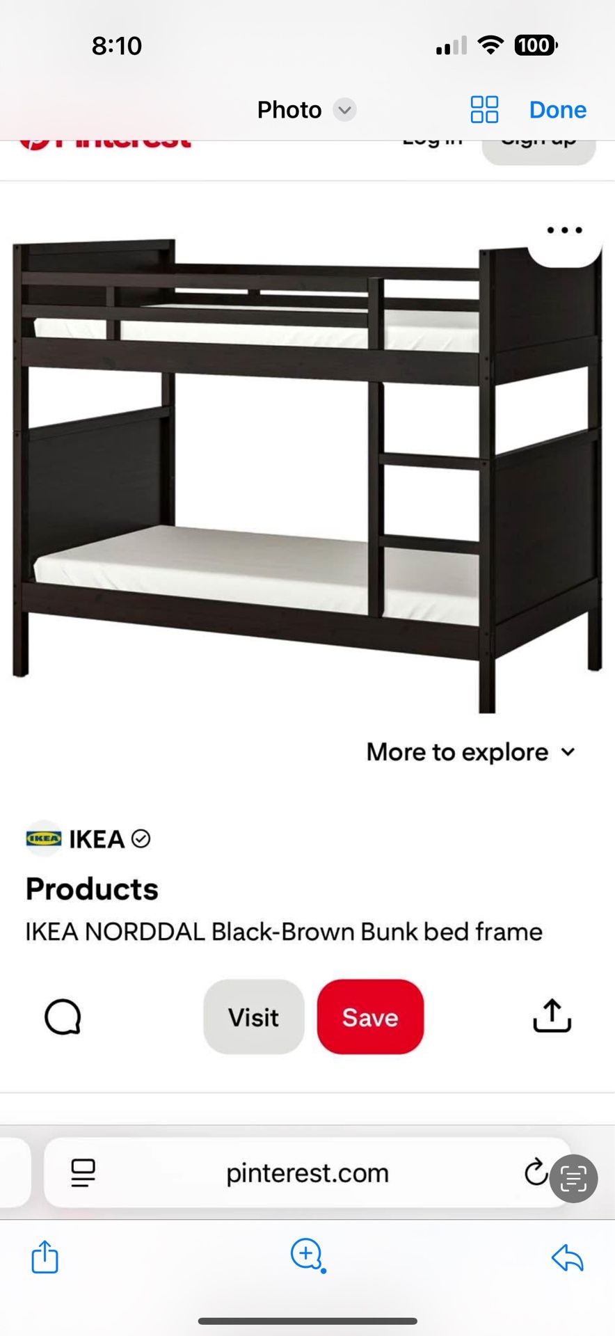 IKEA Bunk Bed /2 Twin Matters
