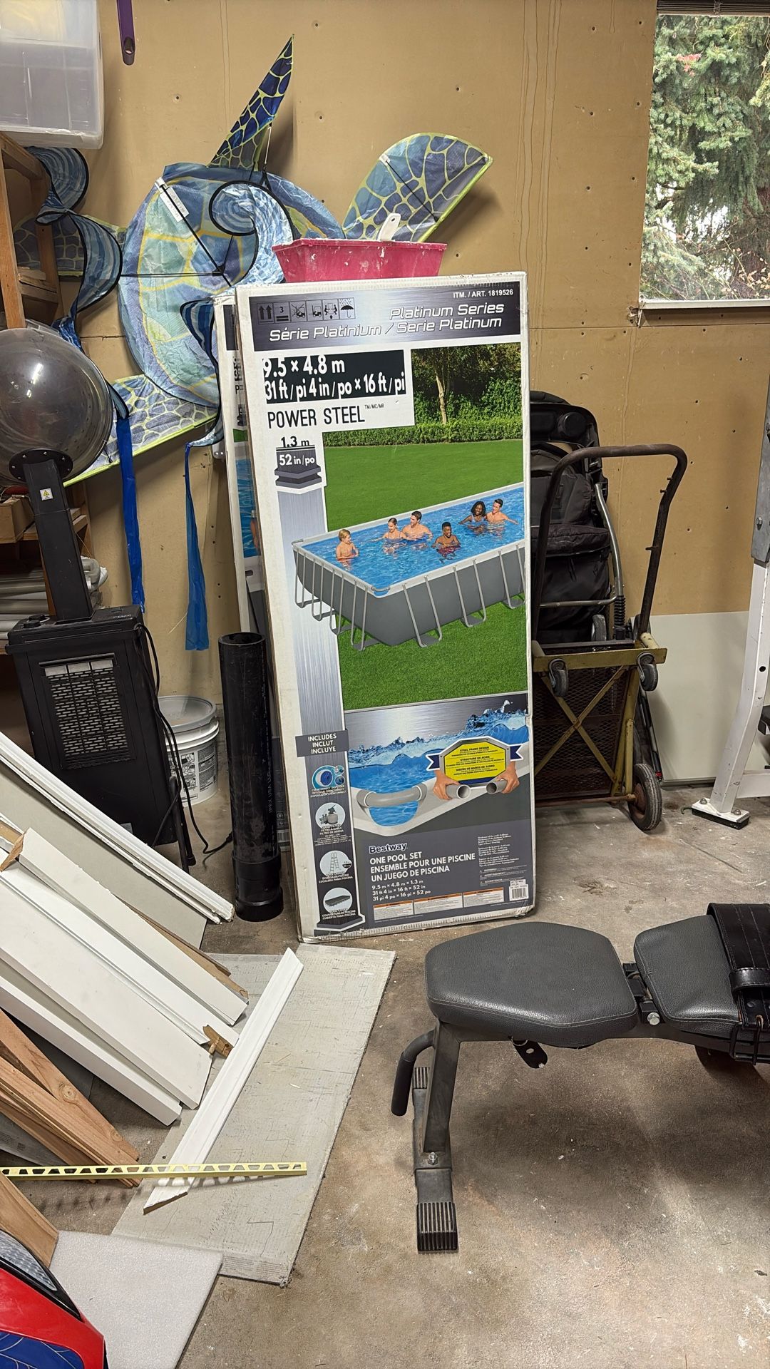 31 Foot ,52 Inch Deep, Outdoor Pool (never Opened) 