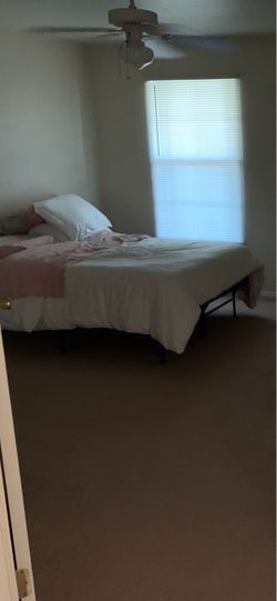 full size mattress and bedframe