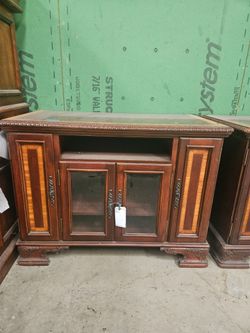 Free Real Wood Entertainment Console