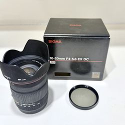 Sigma Lens Wide Angle For Canon