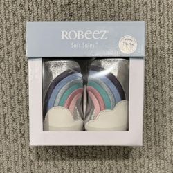 Toddler, Robeez, 100% Leather Hope Rainbow Soft Soles, 18-24 months: Brand new, in box.