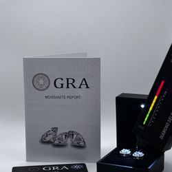 Authentic VVS1 Moissanite Square Halo Earrings – 2CT (8mm) | 925 Silver | GRA Certified