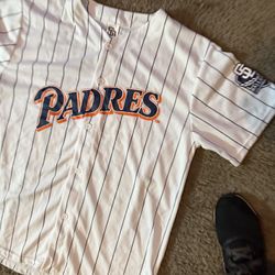 SAN DIEGO PADRES KEN CAMINITI HALL OF FAME #21 JERSEY XL