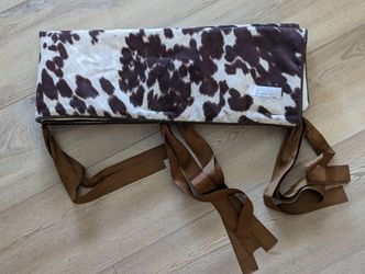 Crib Cow print Rail Guard And Changing Pad Cover