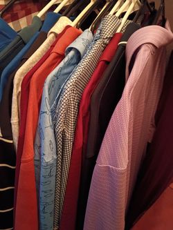 Lots of nice polo shirts for sale
