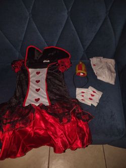 Queen of Hearts Halloween Costume Set