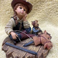 Boyd’s Dollstone “Calamity with Little Bear…Whoa is Me”