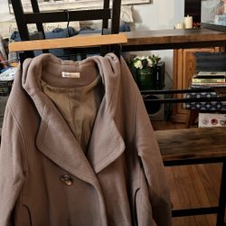 Woman’s Beautiful Dressy Coat With Hood