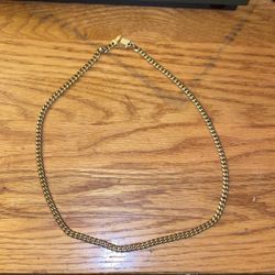 18k Gold Plated Mini Cuban 