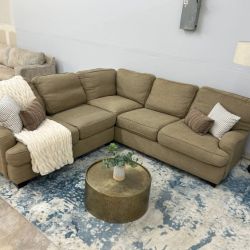 Fairmont Designs Tan 2-Piece Sectional Couch