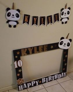 Selfie frame & Name Banner