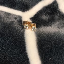 .24 ctw Diamond Earrings Set In Gold