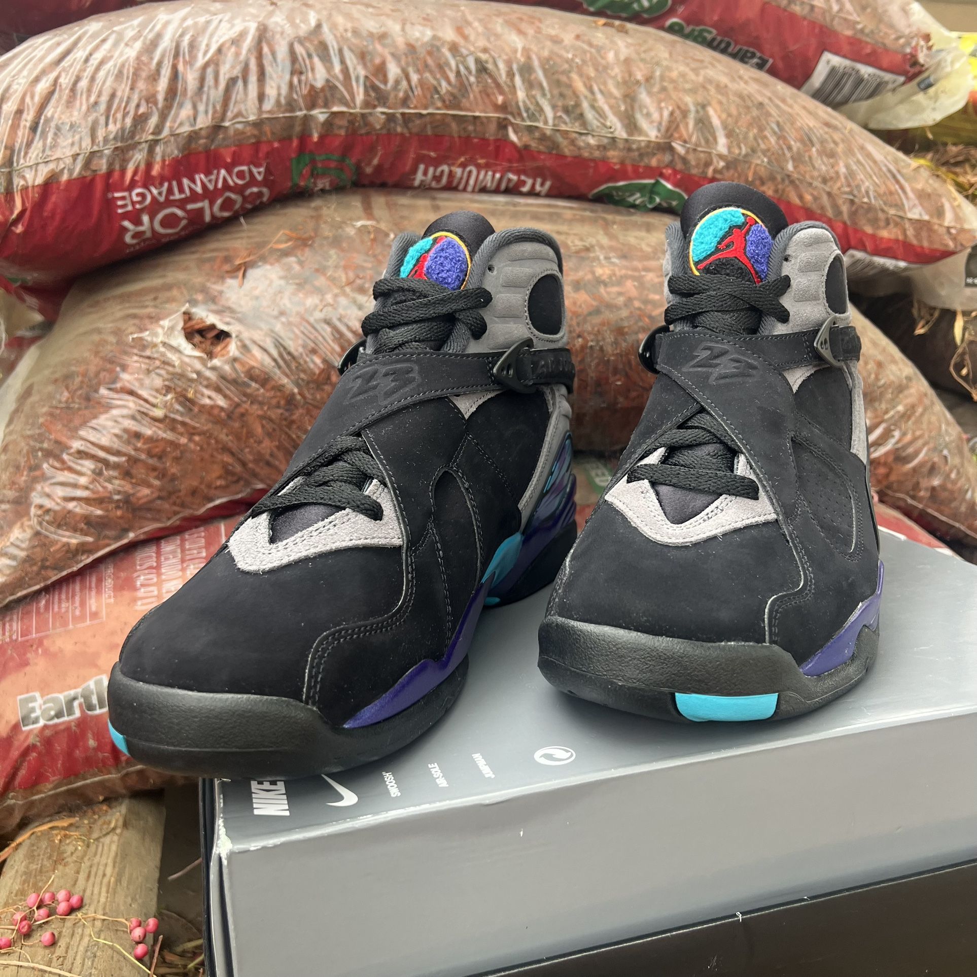 Jordan 8 Aquas New Deadstock (10) Sz