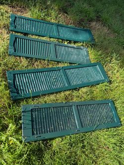4 Plastic house shutters - building materials