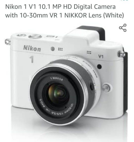 Nikon 1 V1 10.1 HD Digital Camera, Carrying Case, Neck Strap!