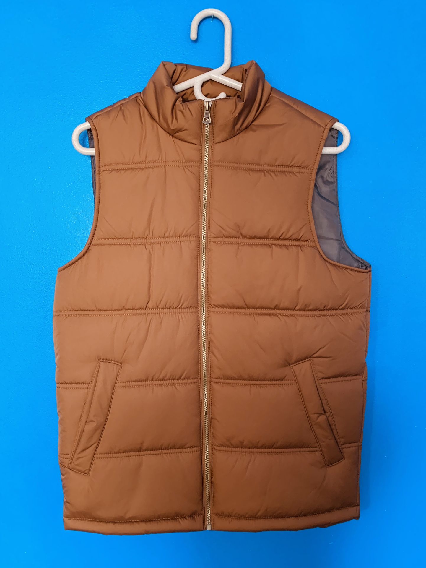 Weatherproof Vintage Puffer Vest (Caramel Brown)