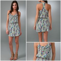 PARKER FLORAL CAMI DRESS SZ LARGE